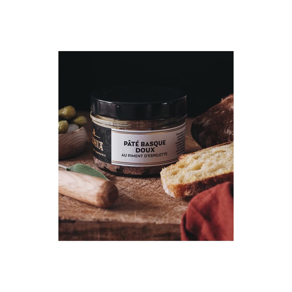 Pâté Basque Doux Au Piment D'espelette Leohia 190g