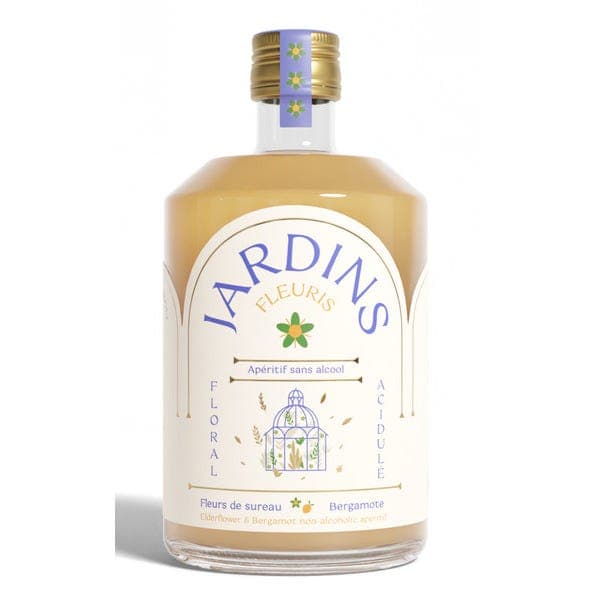Apéritif sans alcool fleur de sureau bergamote 50cl